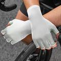 West Biking YP0211265 Stødabsorberende halvfinger cykelhandsker - XXL - Hvid