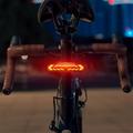 West Biking YP0701372 Cykelbaglygte / fjernstyring / tyverialarm