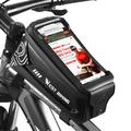 West Biking YP0707275 Cykelholder / cykeltaske til toprør - 2.5l/7" - sort