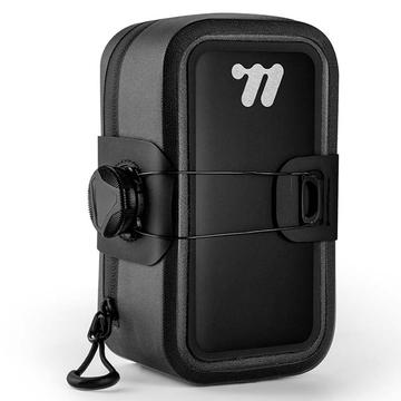 West Biking YP0707394 Vandtæt, selvlåsende cykelsadeltaske - sort