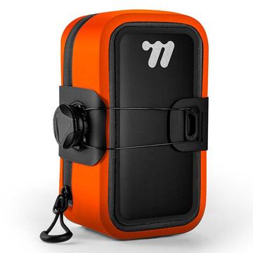 West Biking YP0707394 Vandtæt, selvlåsende cykelsadeltaske - orange