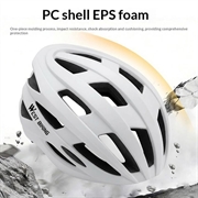 West Biking YP0708100 Cykelhjelm med magnetiske solbriller - Hvid