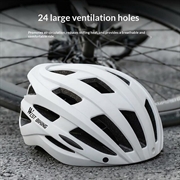 West Biking YP0708100 Cykelhjelm med magnetiske solbriller - Hvid