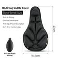West Biking YP0801259 3D oppusteligt luftpude-cykelsædebetræk - størrelse S