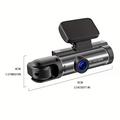 WiFi Dash Cam 1080p med dobbelt linse og IR-natsyn