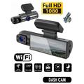 WiFi Dash Cam 1080p med dobbelt linse og IR-natsyn