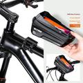 Wild Man XT2S cykeltaske til mobiltelefon med touchscreen-vindue - 4.7-6.7" - sort