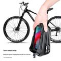 Wild Man XT2S cykeltaske til mobiltelefon med touchscreen-vindue - 4.7-6.7" - sort