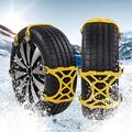 Snekæder til vinterdæk / sikkerhedstrækkæder - 6 stk.