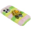 3D Plush Furry Vinter iPhone 14 Pro TPU Cover