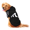 Vintersweater med To Ben til Hunde - 4XL - Sort