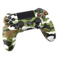 Trådløs spilcontroller med vibrationsfunktion til PS4 - grøn camouflage