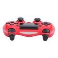 Trådløs spilcontroller med vibrationsfunktion til PS4 - rød