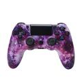 Trådløs gaming-controller Gamepad til PS4 Game Joystick med højttaler og stereoheadset-stik - Purple Starry Sky