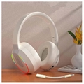 Trådløs Gaming-headset L850 med RGB Lys - Hvid