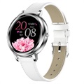 Elegant Smartwatch til Kvinder med Pulsmåler MK20 - Sølv
