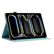 iPad Pro 11 2024/2025 Wonder Series Folio Cover - Blade og Blomster