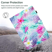 iPad Pro 11 2024/2025 Wonder Series Folio Cover - Blade og Blomster