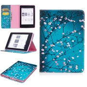 Amazon Kindle Paperwhite 3/2 (2015) Wonder Series Folio Cover - Hvid Blomster