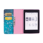 Amazon Kindle Paperwhite 3/2 (2015) Wonder Series Folio Cover - Hvid Blomster