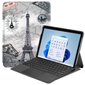 Wonder Series Microsoft Surface Pro 8 Folio Cover - Eiffeltårnet