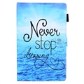 Wonder Series Samsung Galaxy Tab A7 Lite Folio Cover - Never Stop Dreaming