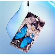 Honor 400 Lite Wonder Series Pung - Blå Sommerfugl