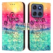 Motorola Edge 60/60 Fusion Wonder Series Pung - Stop aldrig med at drømme