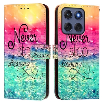 Motorola Edge 60/60 Fusion Wonder Series Pung - Stop aldrig med at drømme