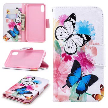iPhone XR Pung Cover - Wonder Series - Sommerfugle