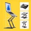 Wozinsky Robust og fleksibel laptop stander inkl mobilholder - op til 52cm - sort