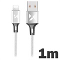 Wozinsky Data & Ladekabel - USB-A/Lightning - 1m - Hvid