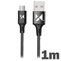 Wozinsky Data & Ladekabel - USB-A/MicroUSB - 1m