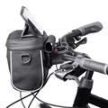 Wozinsky cykeltaske med justerbar mobilholder til styret - 4 liter - Sort