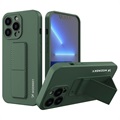 Wozinsky Kickstand iPhone 13 Pro Silikone Cover - Grøn