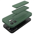 Wozinsky Kickstand iPhone 13 Pro Silikone Cover (Open Box - Fantastisk stand) - Grøn