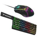 Wozinsky RGB Gaming-sæt - mekanisk tastatur og kablet mus - sort