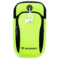 Wozinsky Universal Dual Pocket Sportsarmbånd til Smartphones - Grøn