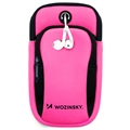 Wozinsky Universal Dual Pocket Sportsarmbånd til Smartphones - Pink
