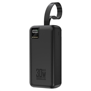 Wozinsky W8 30W powerbank 30000mAh med tre porte
