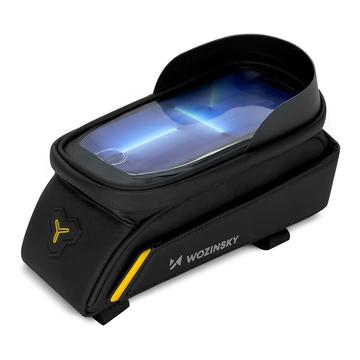 Wozinsky WBB25BK Vandtæt cykeltaske med mobiltaske - 6.7" - Sort