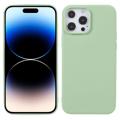 X-Level iPhone 14 Pro Liquid Silikone Cover - Grøn