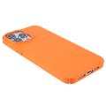 X-Level iPhone 14 Pro Gummibelagt Plastik Cover - Orange