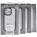 X-Level Ice Crystal iPhone 14 Pro Hybrid Cover - Sort