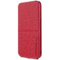 X-Level Journey iPhone 14 Vertikal Flip Taske - Rød