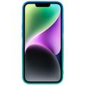 X-Level Rainbow iPhone 14 Plus TPU Cover - Grøn / Blå