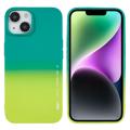 X-Level Rainbow iPhone 14 Plus TPU Cover - Gul / Grøn