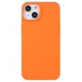 X-Level iPhone 14 Gummibelagt Plastik Cover - Orange