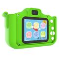 X12S Sødt drage børnekamera med 32GB hukommelseskort - grøn