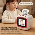 X25 Mini AI-stemmestyret termoprinter til børn - hvid / rød